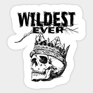 Wildest ever Skull design Sticker